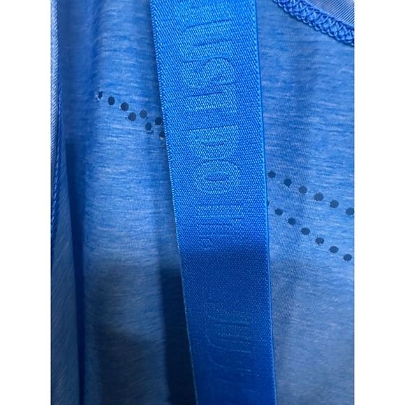 Nike DRI-FIT RacerBack Tank Top Just Do It Shirt Blue Womens Size Small Athletic - Picture 3 of 5
